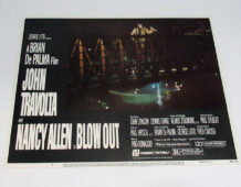 Blow Out lobby card F