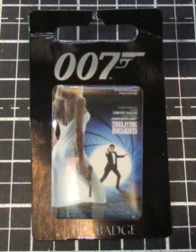 The Living Daylights pin badge