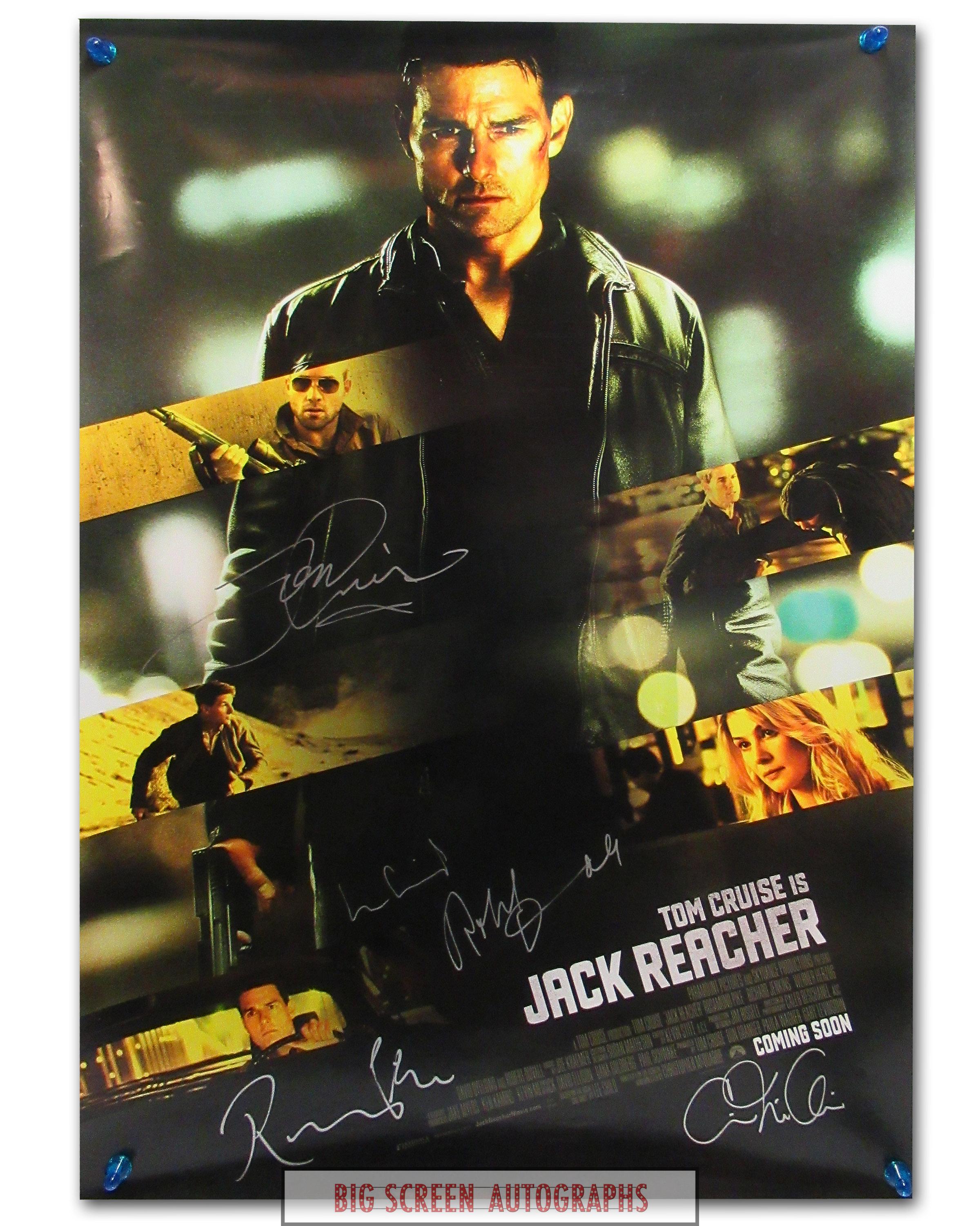 Jack Reacher signed poster (5)