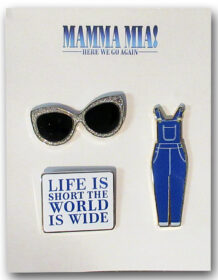 Mamma Mia! Here we go again promo badges C