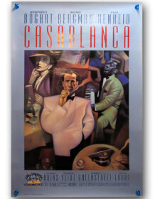 Casablanca 50th Anniversary one sheet poster