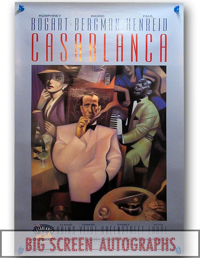 Casablanca 50th Anniversary one sheet poster
