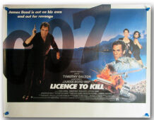 Licence to Kill quad poster