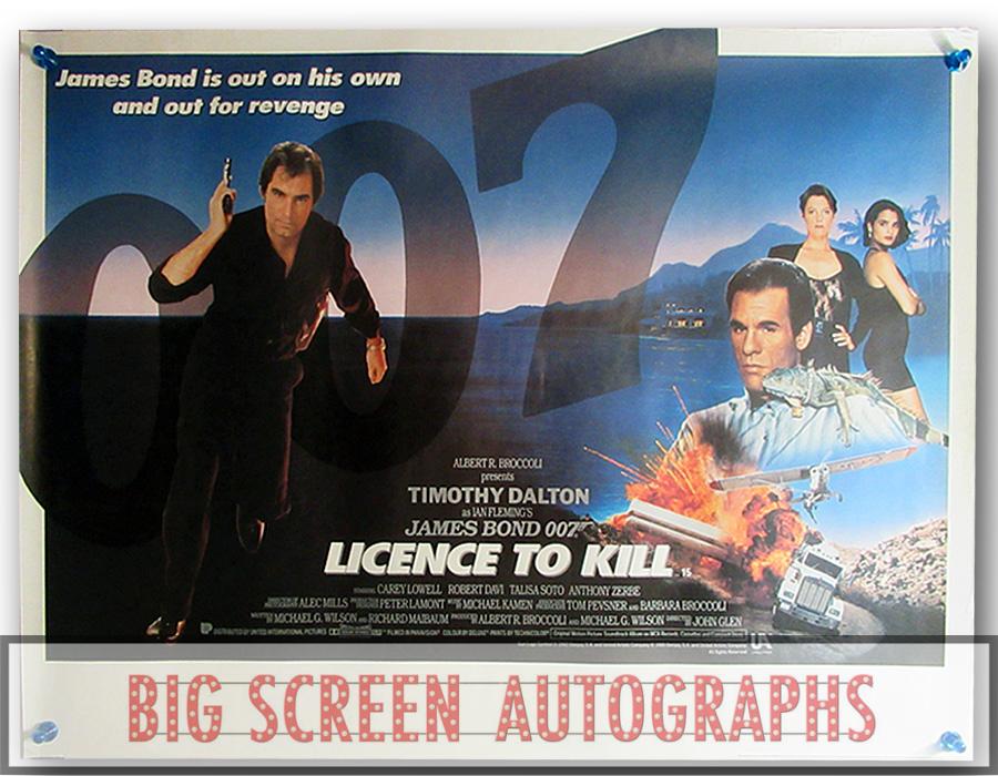 Licence to Kill quad poster