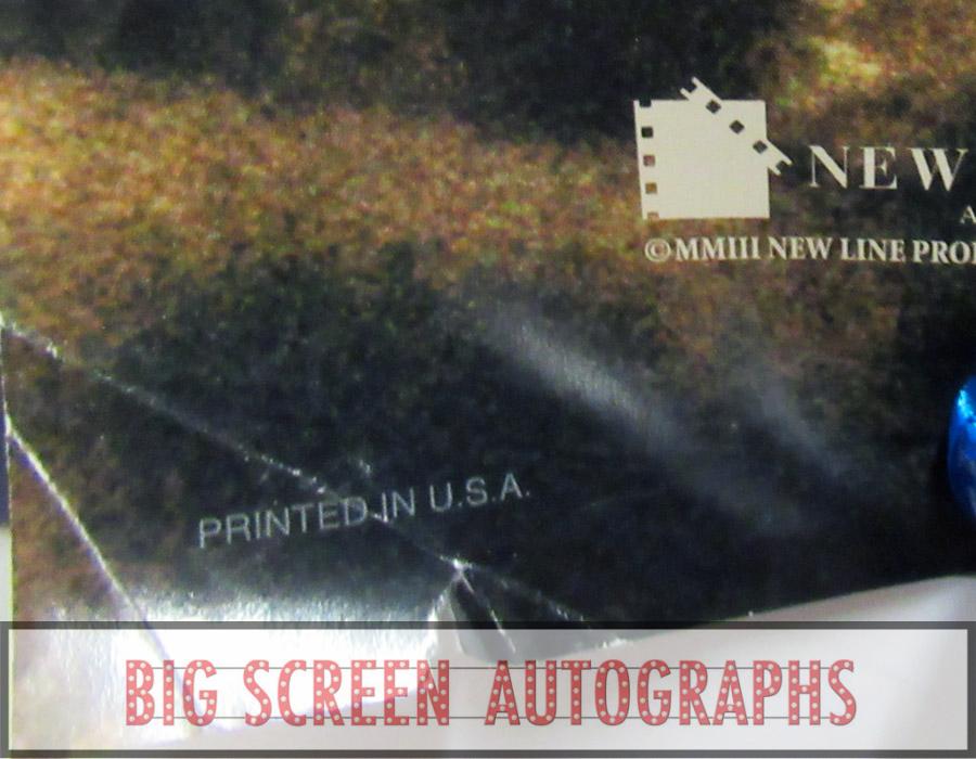 Lord of the Rings signed one sheet poster - Image 3