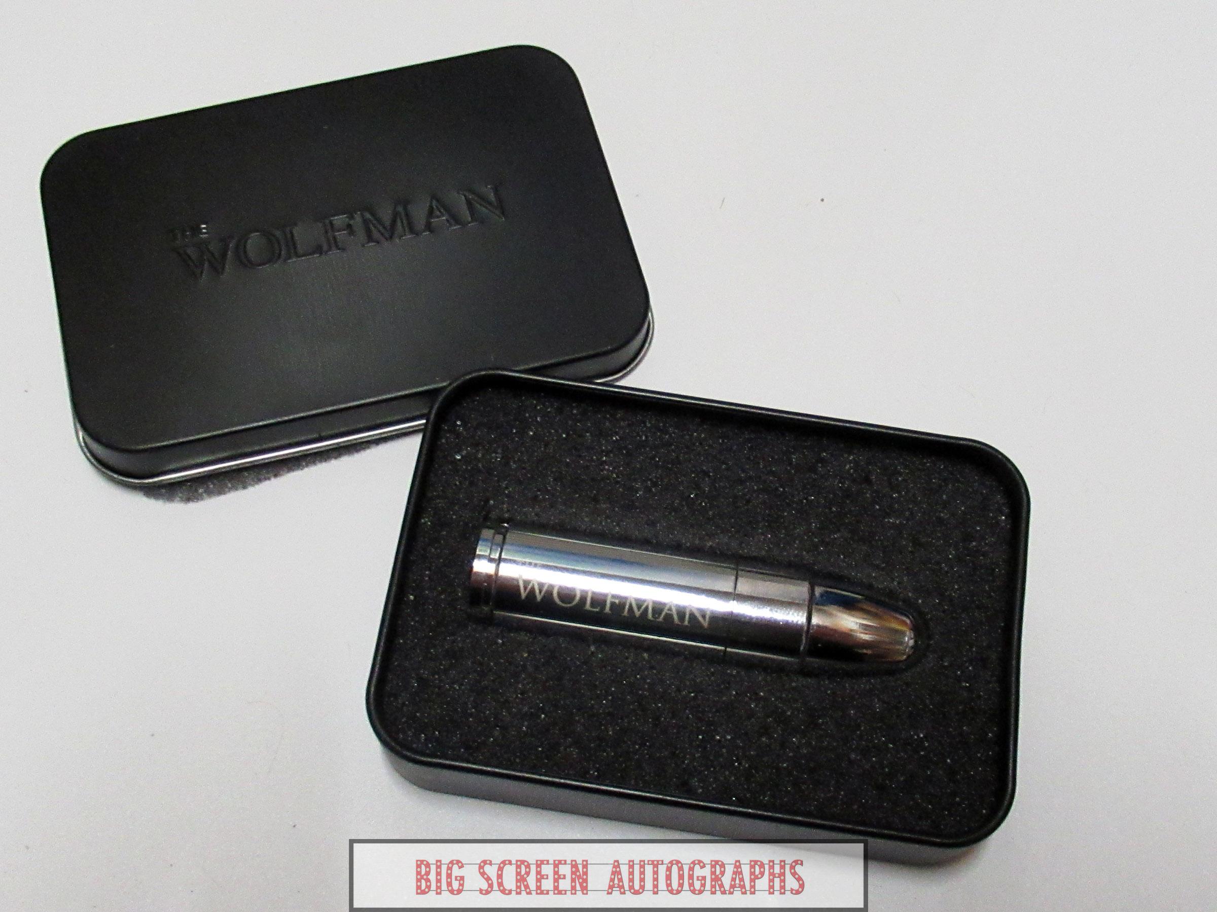 The Wolfman USB silver bullet | Big Screen Autographs