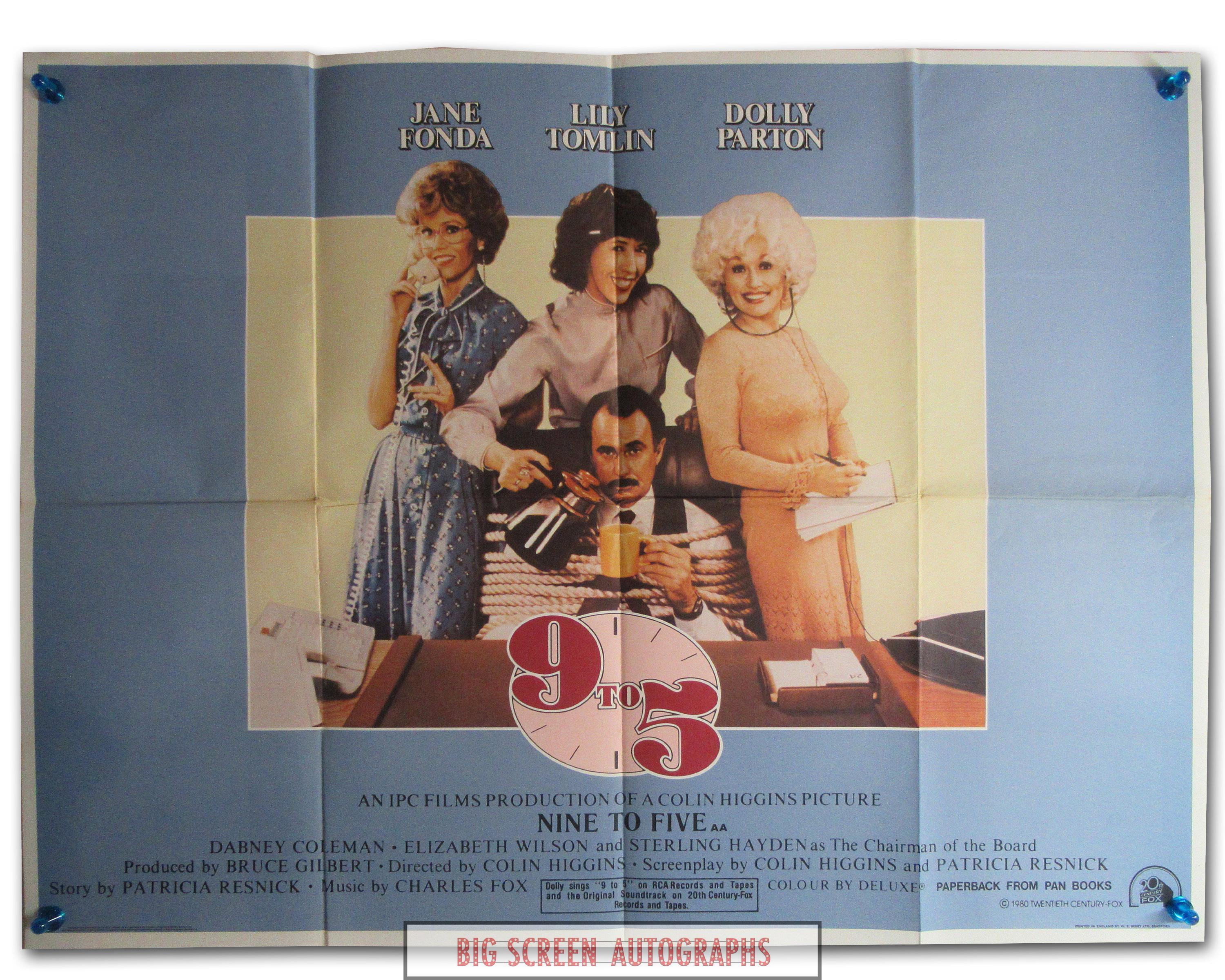 9 To 9 to 5 quad poster | Big Screen Autographs