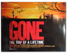 Gone, the Trip of a lifetime signed quad poster
