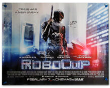 Robocop (2014) signed quad poster