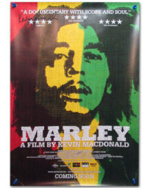 Marley signed one sheet poster Kevin MacDonald