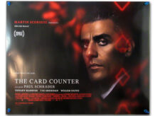 The Card Counter quad poster