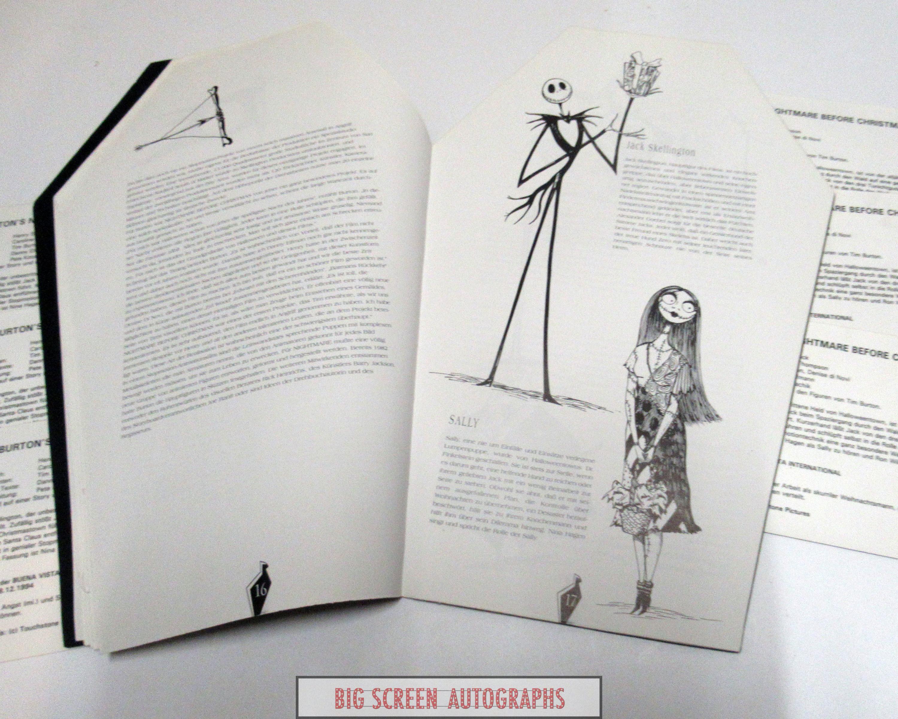 A Nightmare Before Christmas German press kit - Image 7