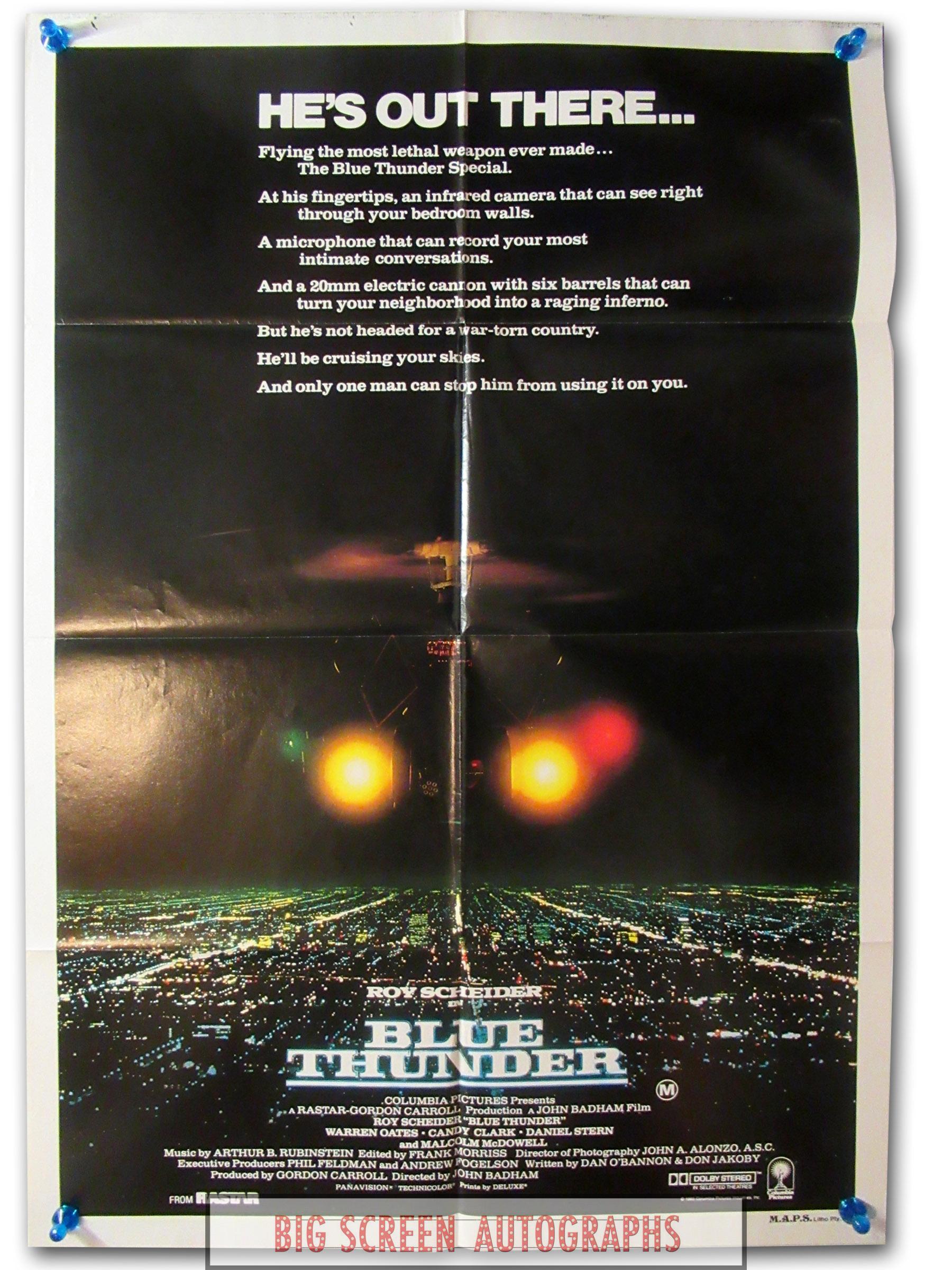 Blue Thunder one sheet poster