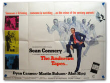 The Anderson Tapes quad poster