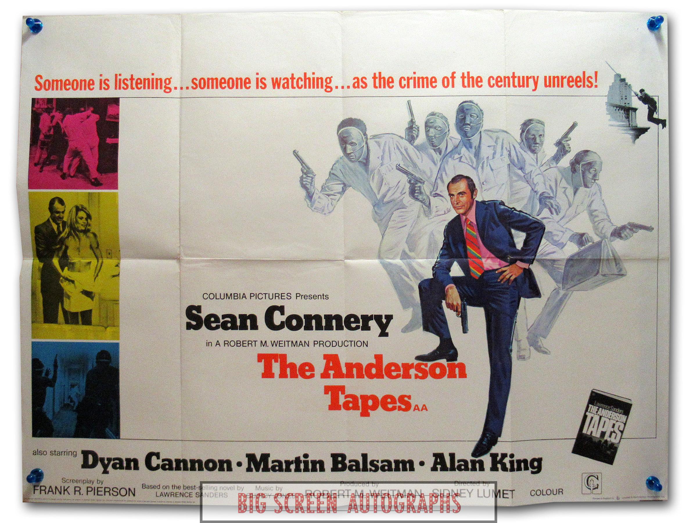 The Anderson Tapes quad poster