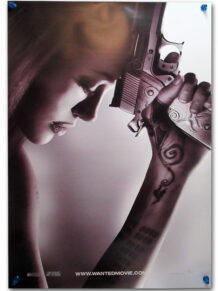 Wanted one sheet poster Angelina Jolie