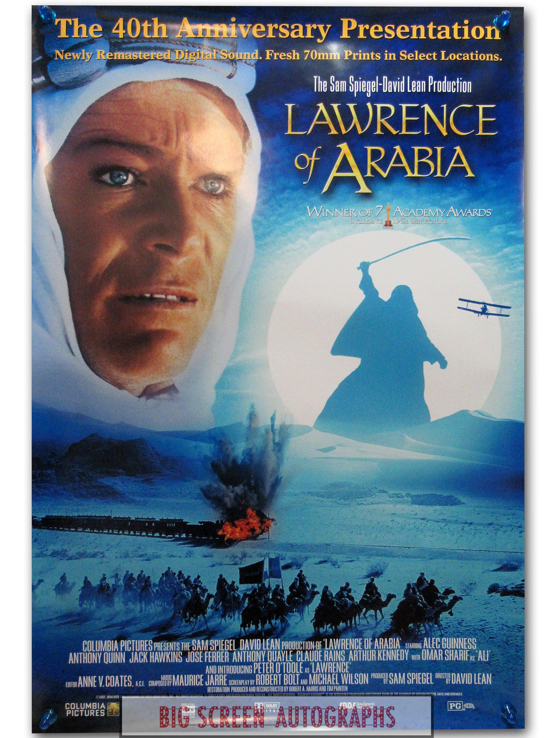 Lawrence of Arabia 40th Anniversary one sheet poster