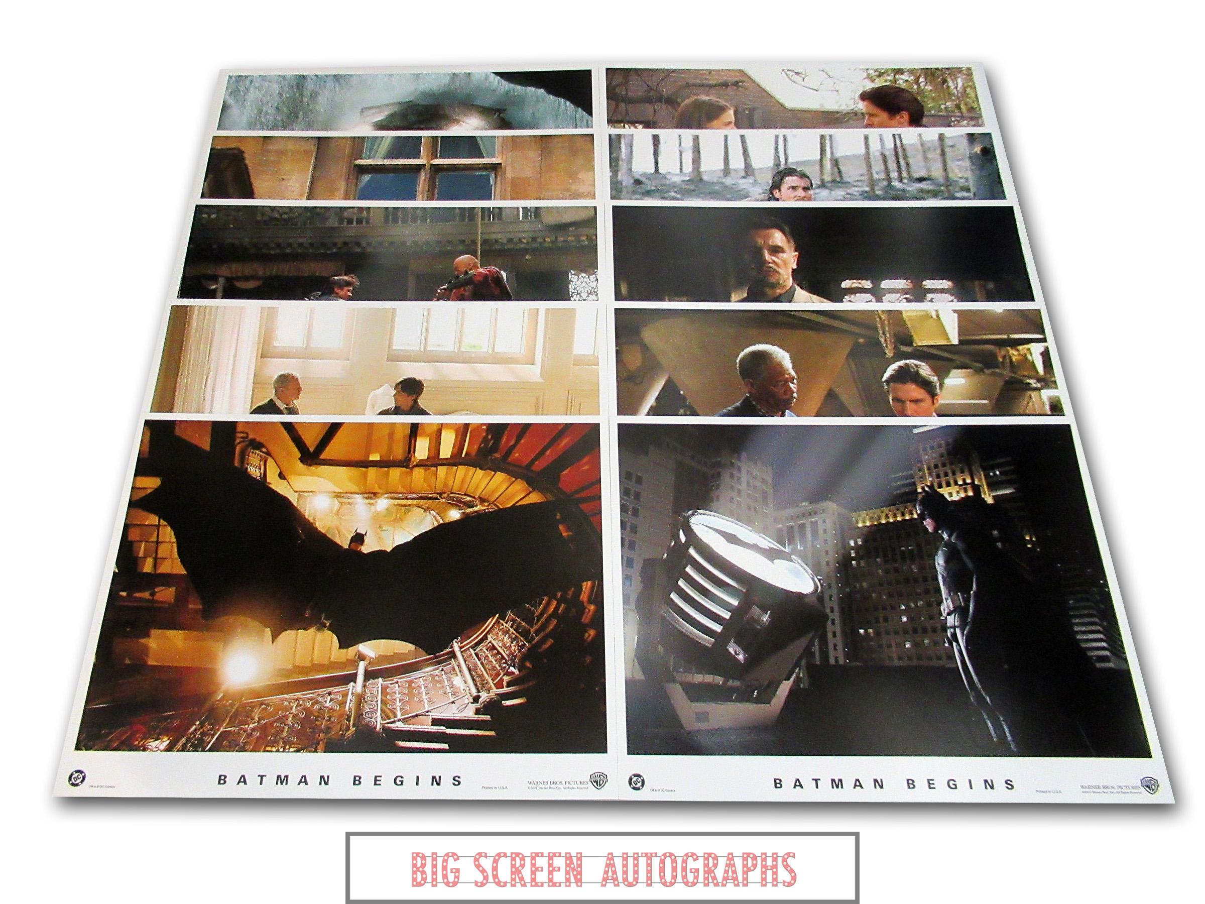 Batman Begins lobby card set
