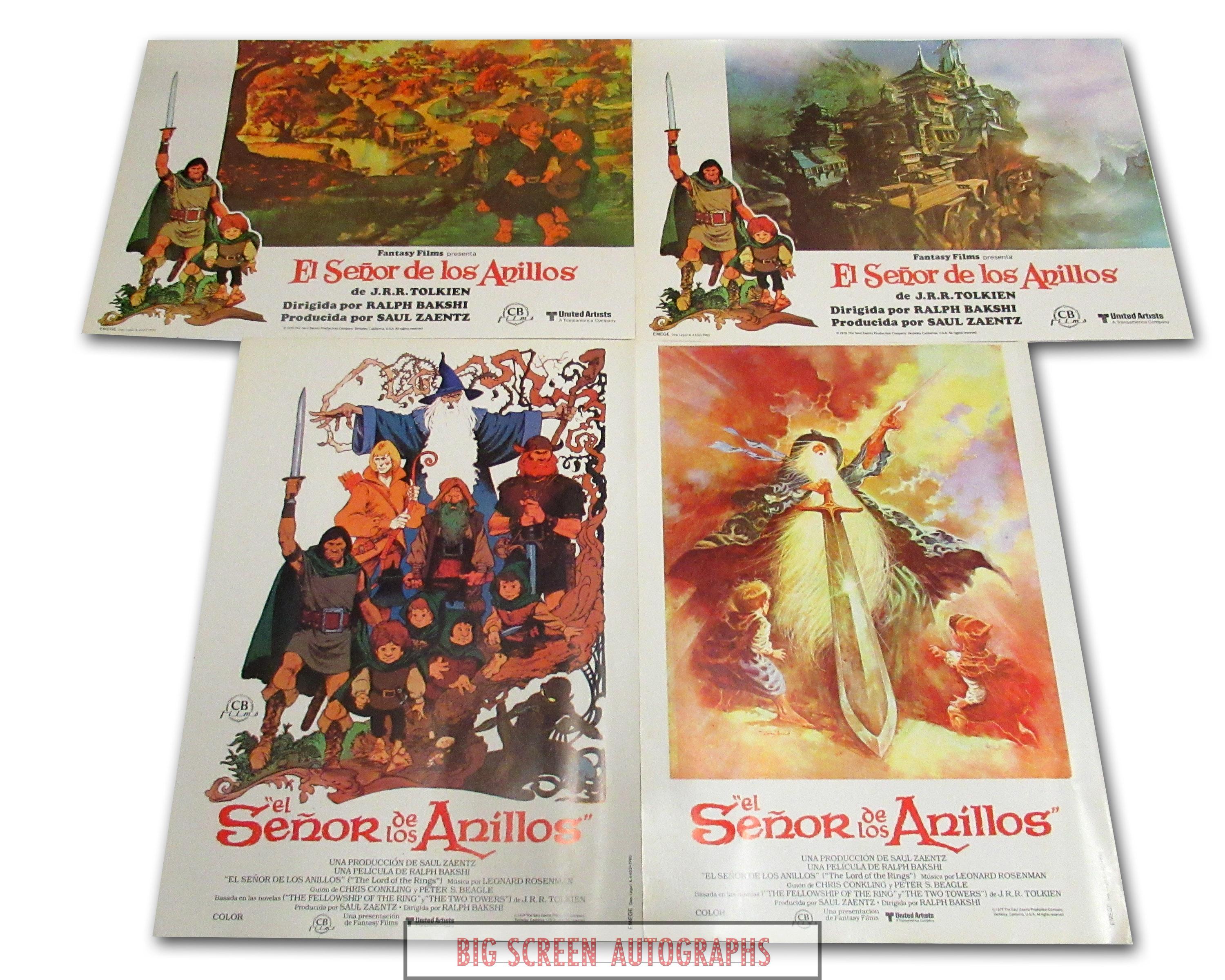 Lord of the Rings Spanish lobby card set - Image 2