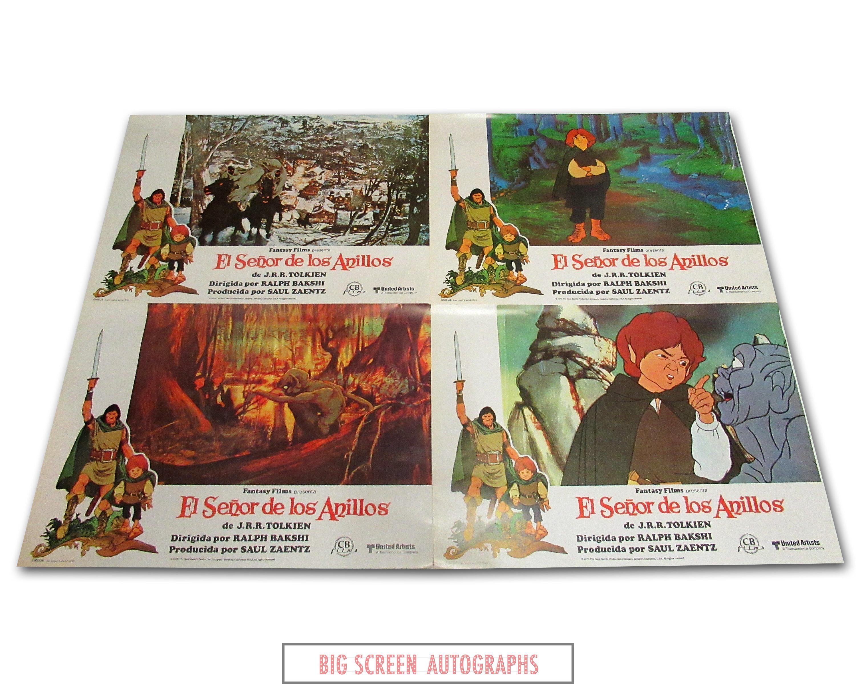 Lord of the Rings Spanish lobby card set - Image 3