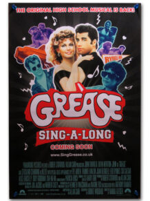 Grease sing-a-long one sheet poster