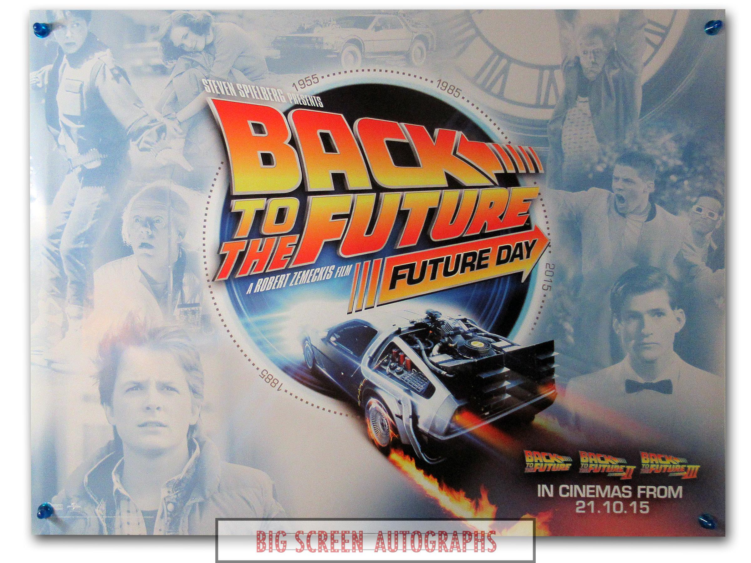 Back to the Future 'Future Day' quad poster