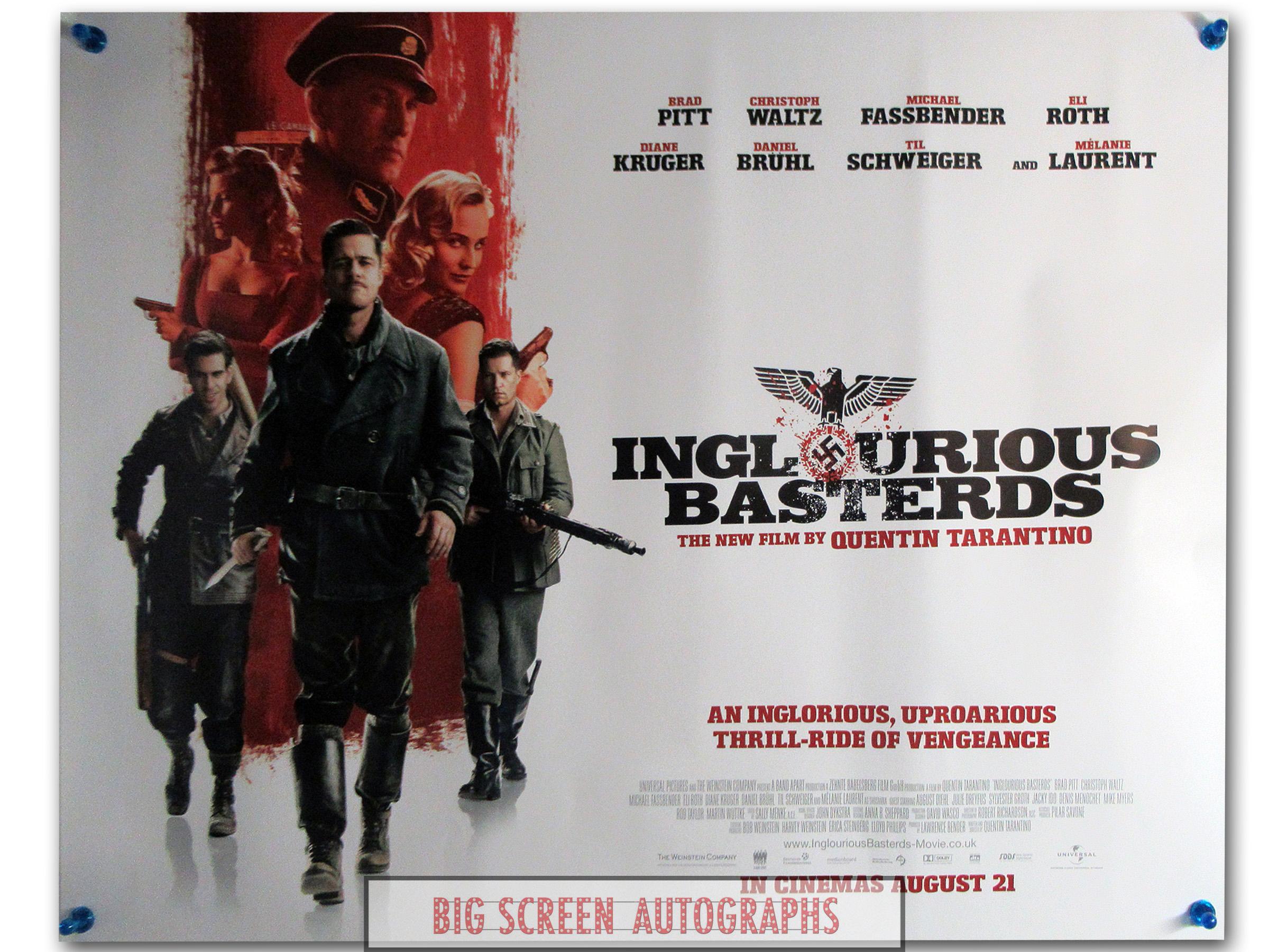 Inglourious Basterds quad poster main