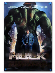The Incredible Hulk one sheet poster