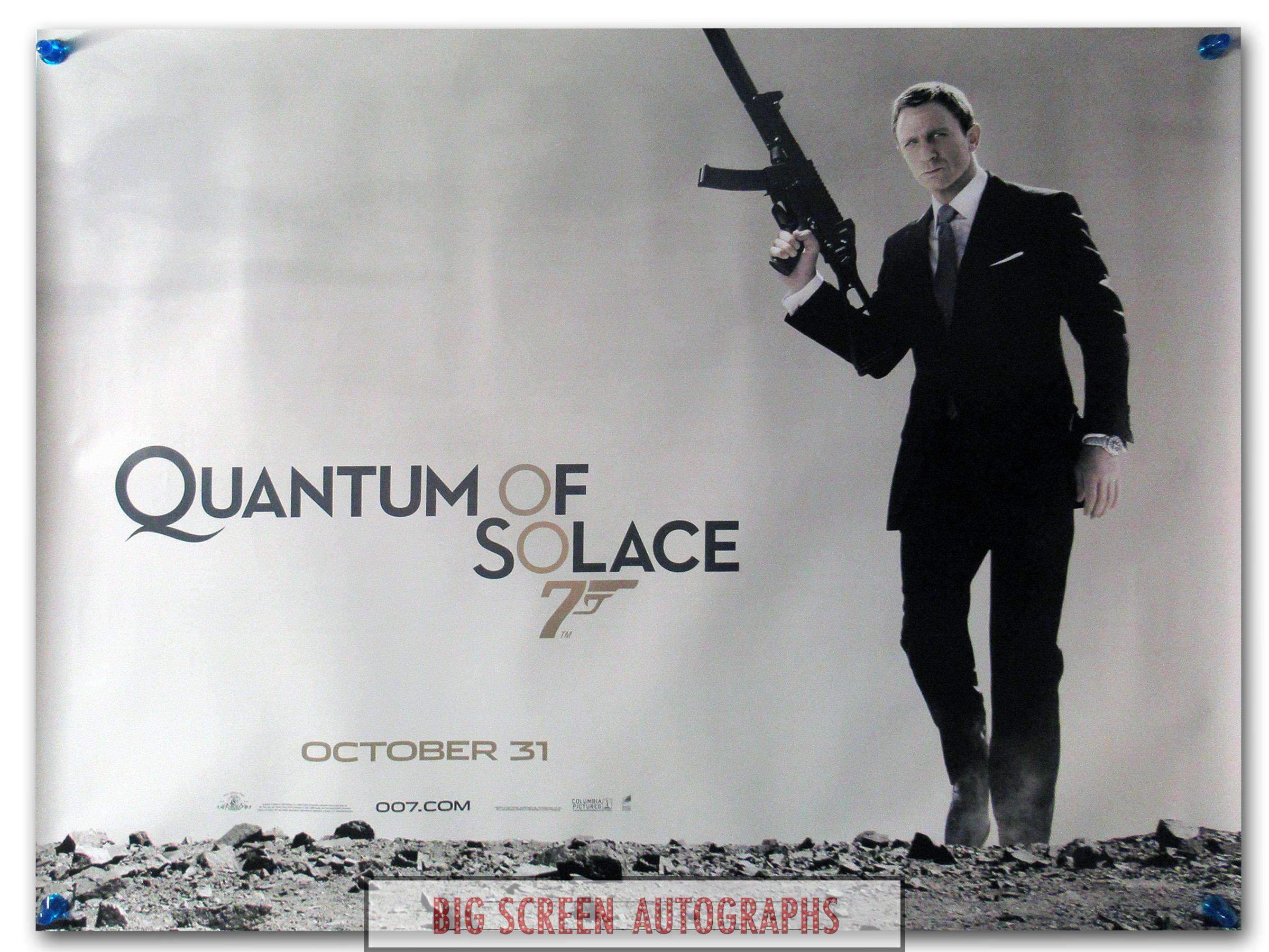 Quantum of Solace quad poster V2