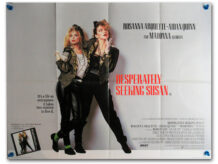Desperately Seeking Susan quad poster