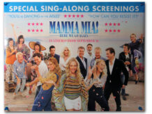 Mamma Mia! Here we go again quad poster V2