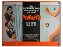 Porky's quad poster