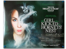 The Girl Who Kicked The Hornets Nest quad poster