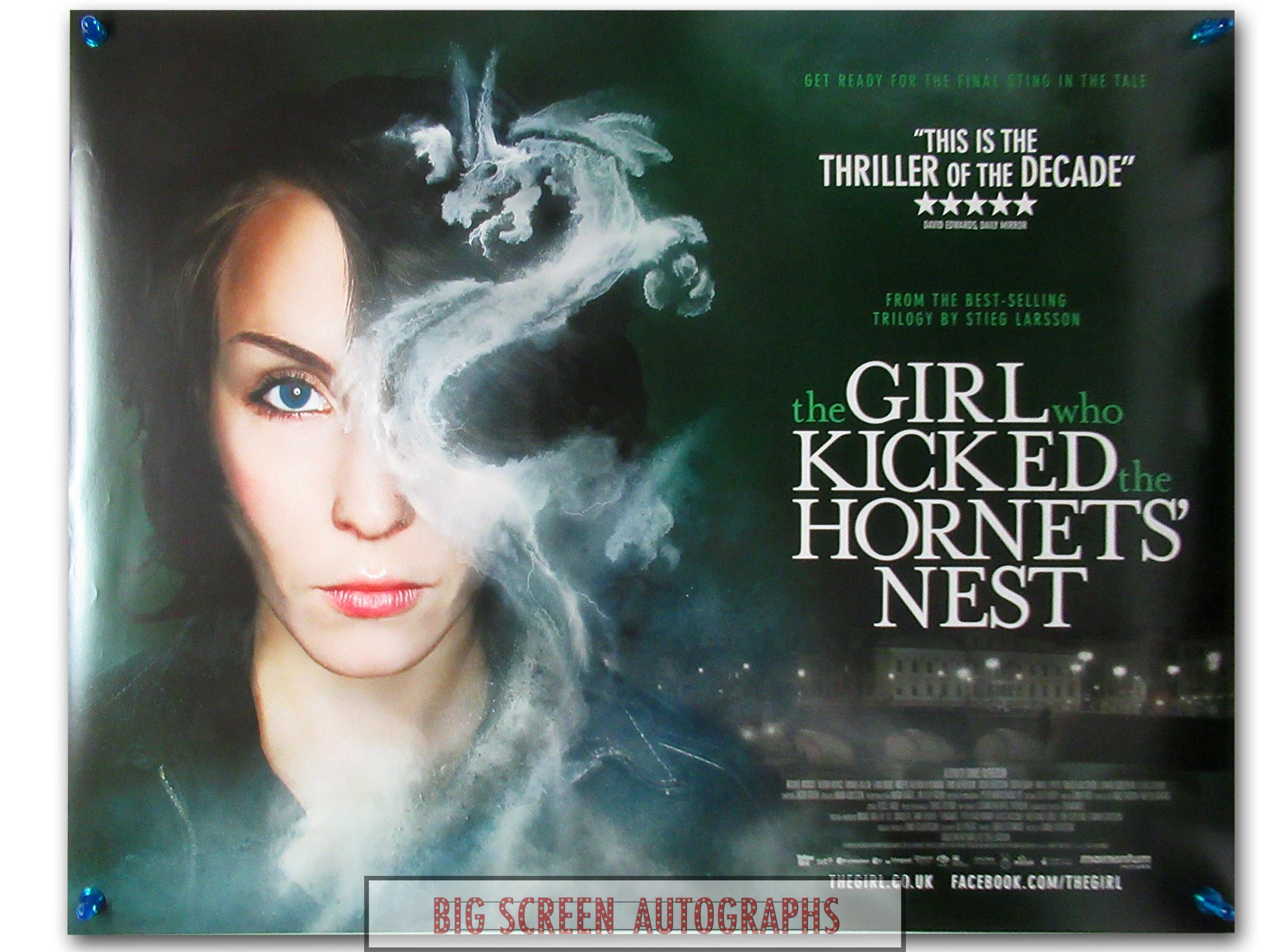 The Girl Who Kicked The Hornets Nest quad poster