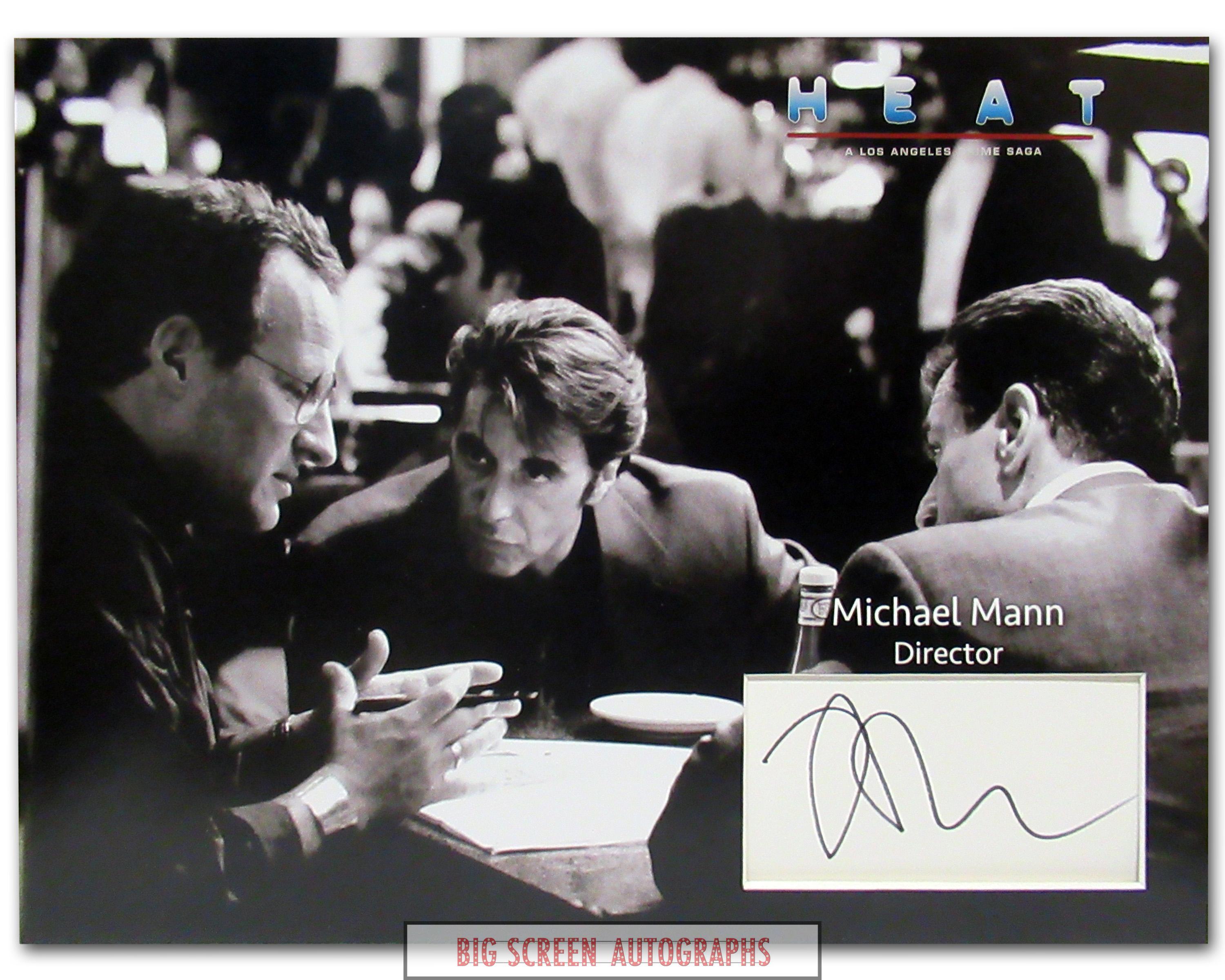 Michael Mann signed display