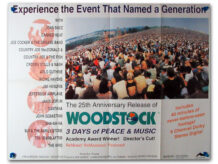 Woodstock; Directors Cut quad poster