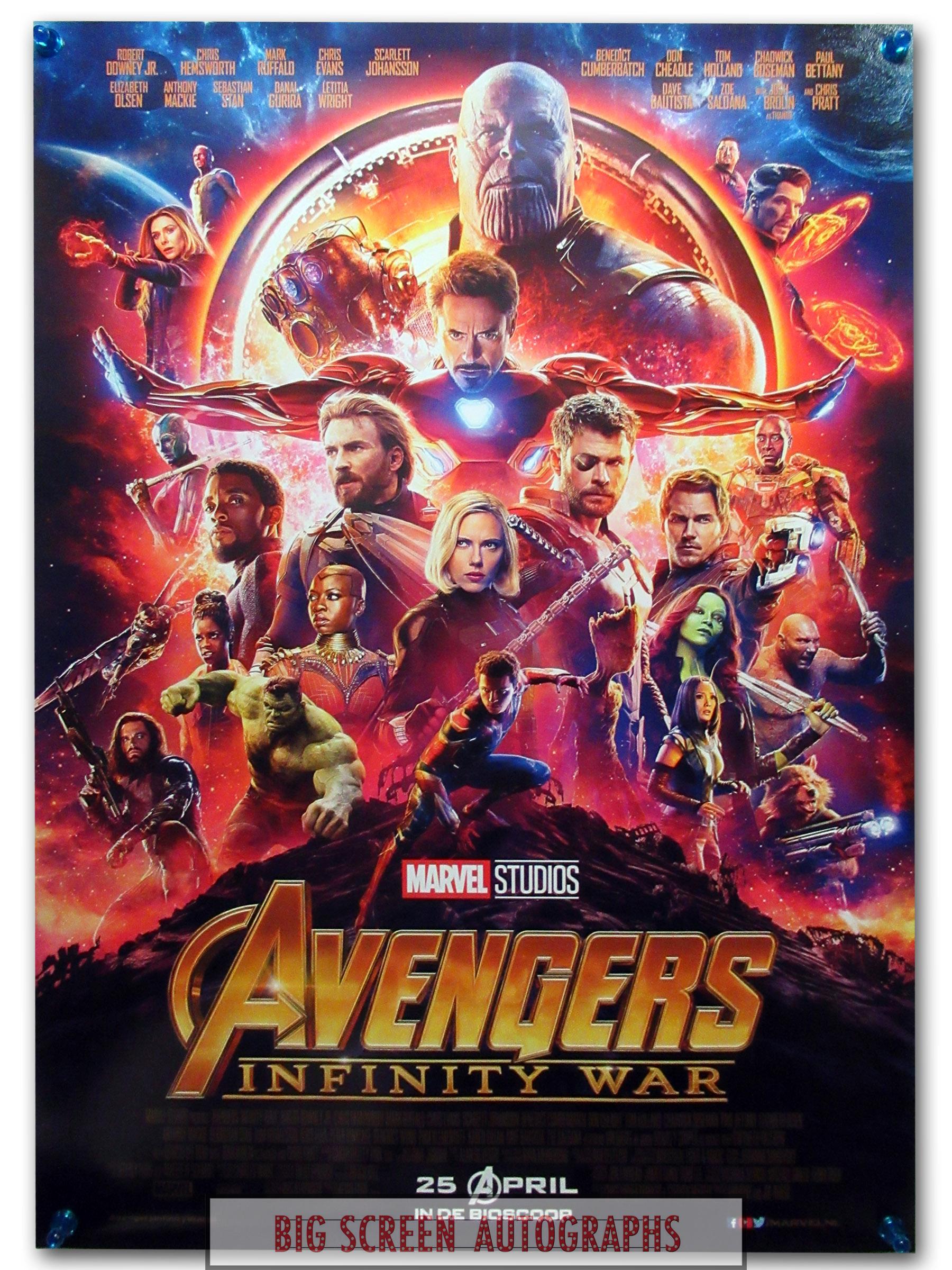 Avengers Infinity War one sheet poster