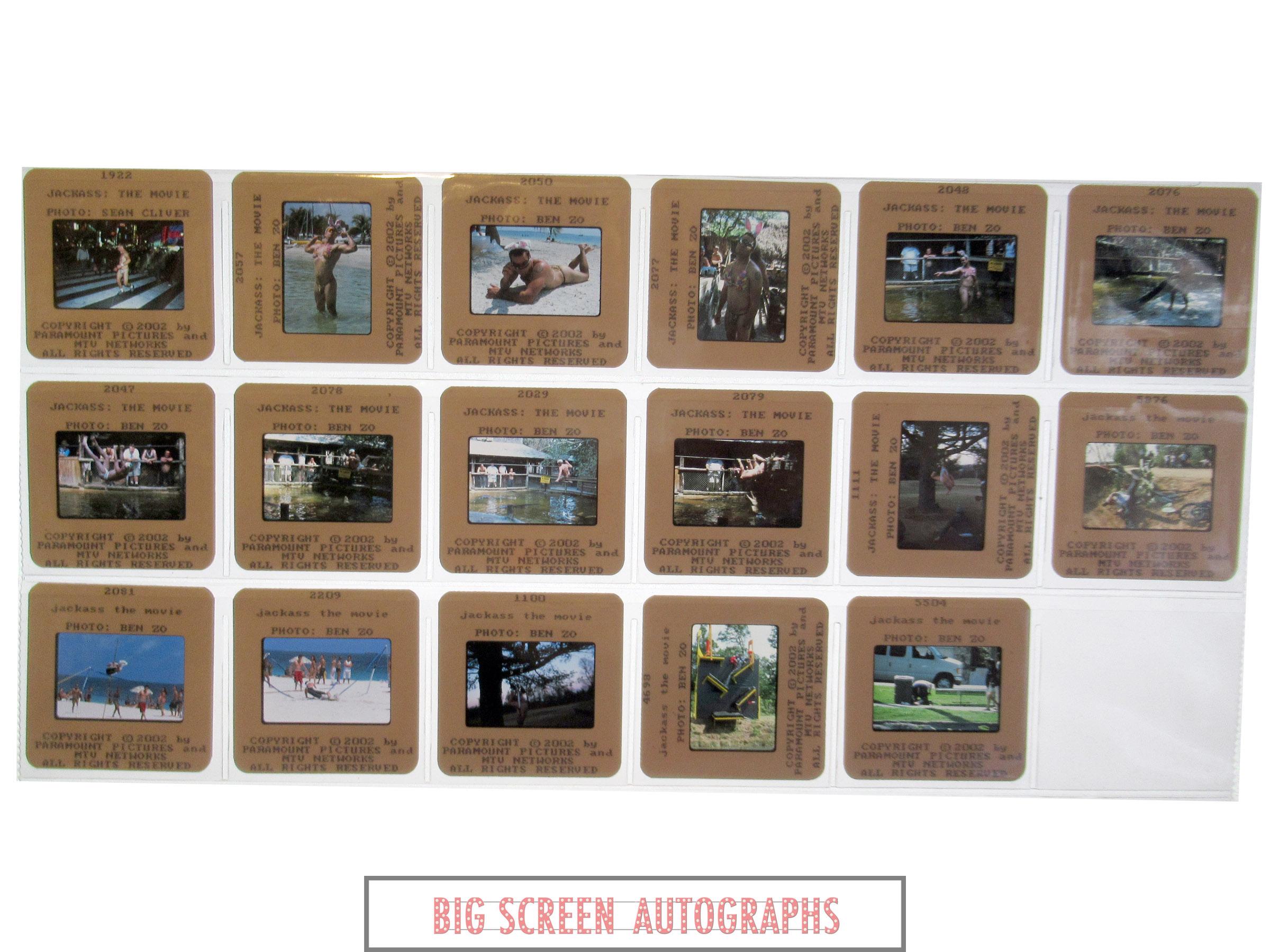 Jackass The Movie key set of 35mm slides x65 - Image 3
