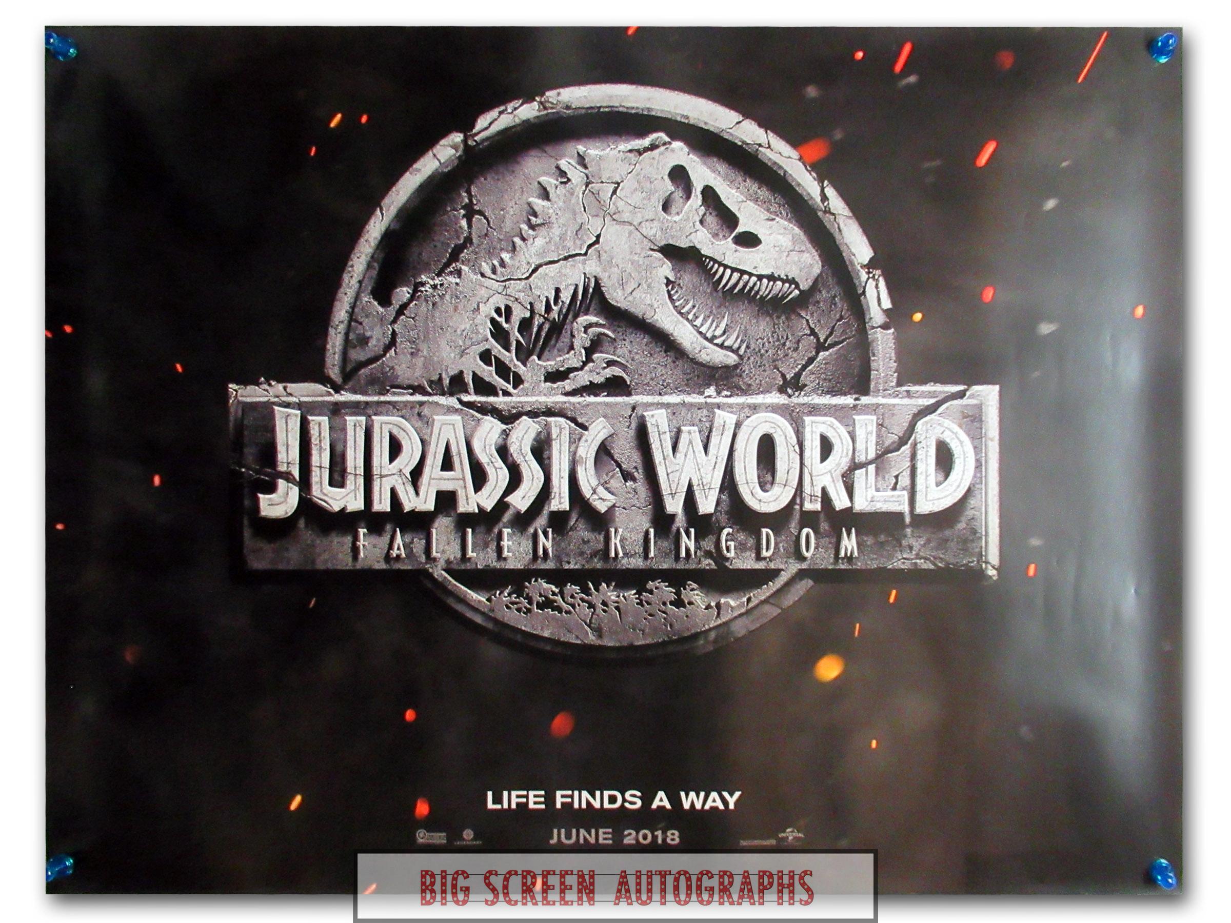 Jurassic World Fallen Kingdom quad poster V1