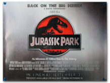 Jurassic Park (digital re-release) quad poster