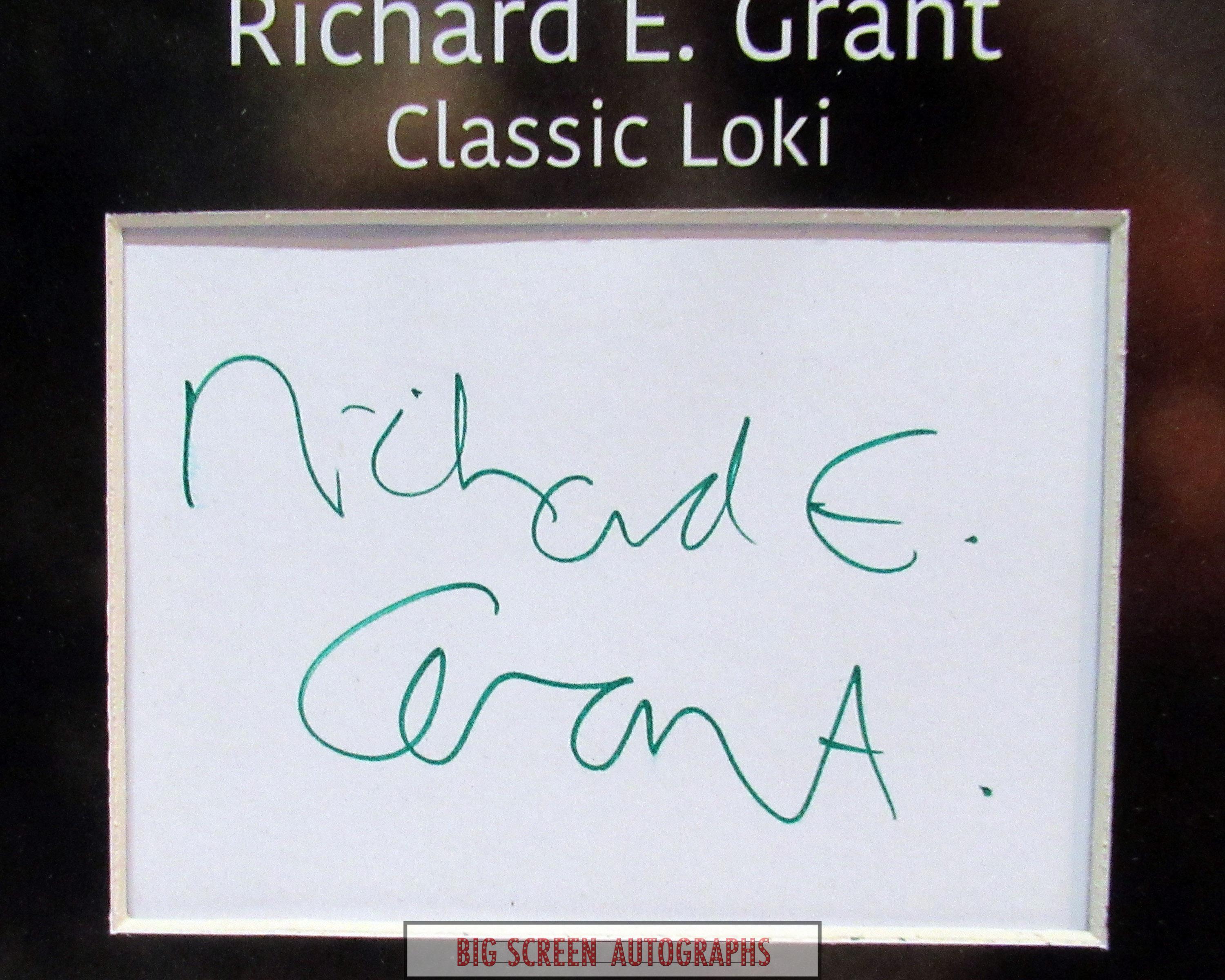 Richard E. Grant signed display - Image 2