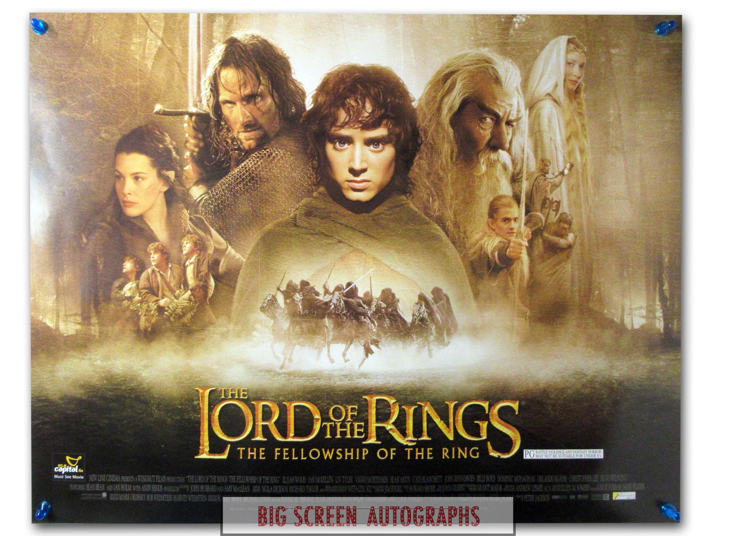 The Lord of the Rings The Fellowship of the Rings quad poster C