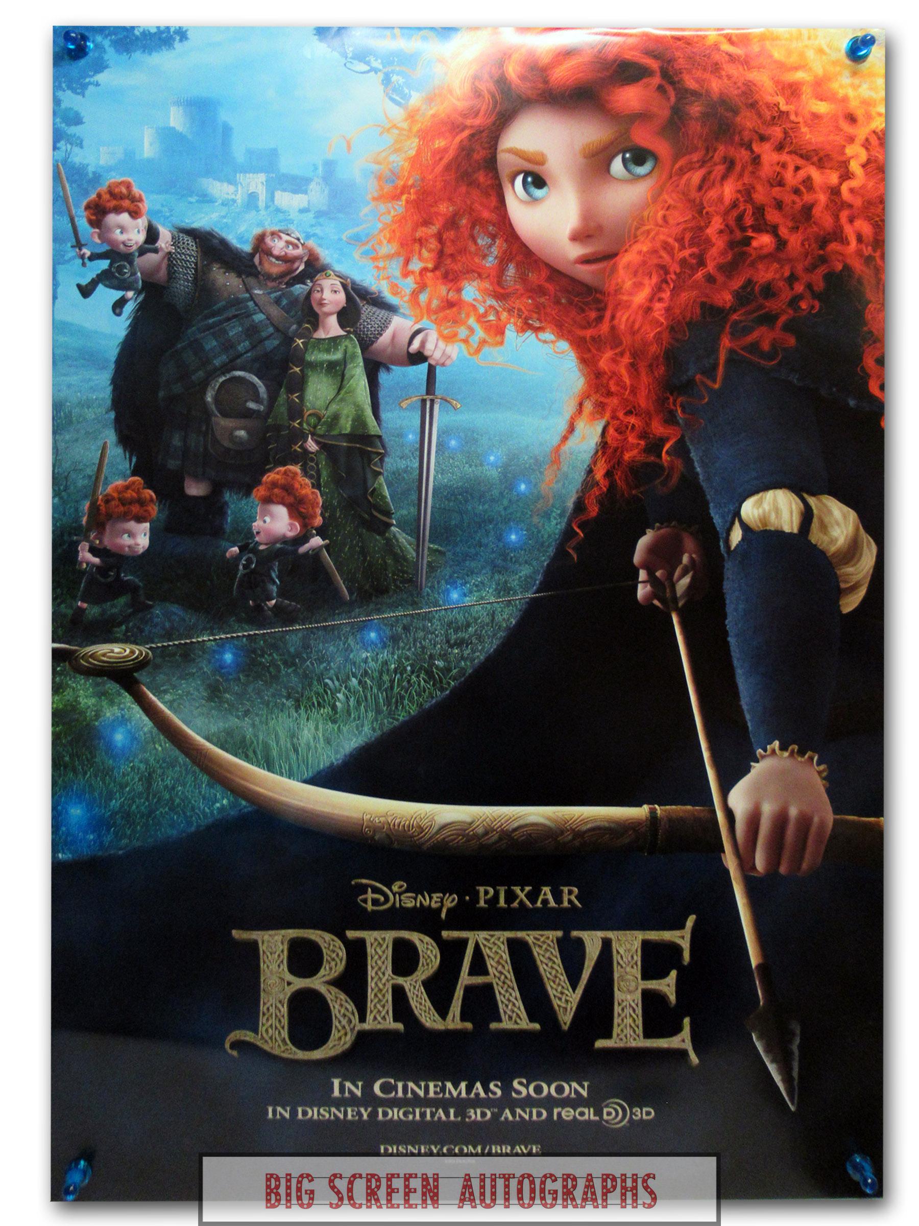 Po Brave Brave one sheet poster | Big Screen Autographs