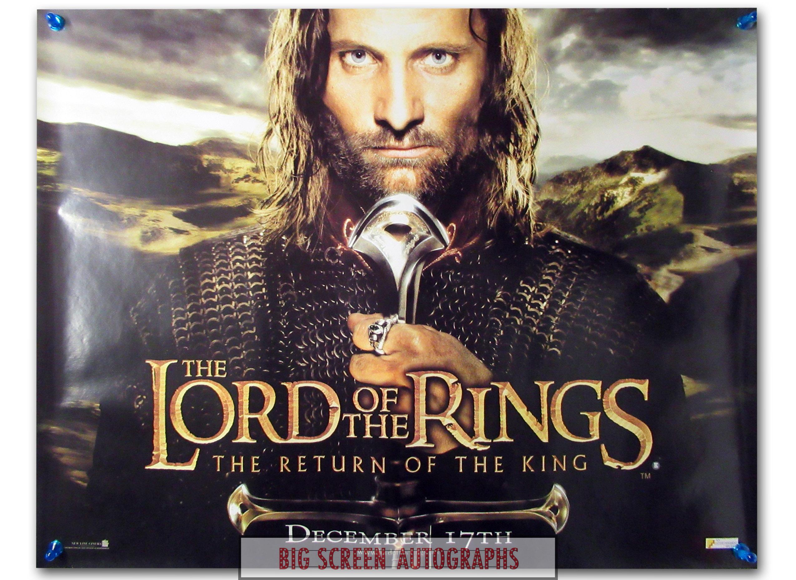 The Lord of the Rings The Return of the King quad poster A