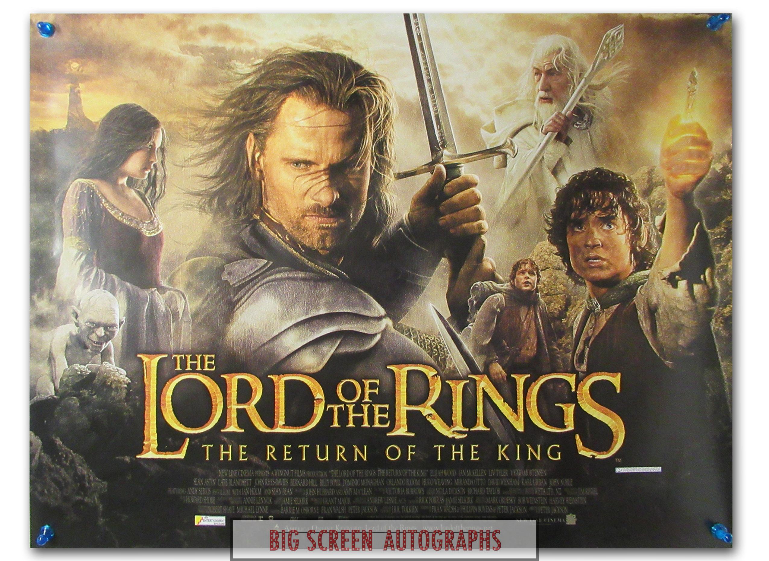 The Lord of the Rings The Return of the King quad poster B