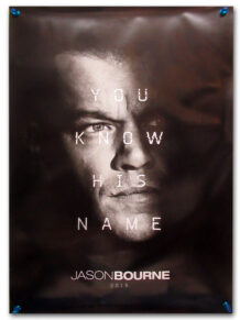 Jason Bourne one sheet poster