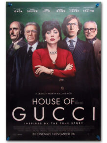 House Of Gucci one sheet poster