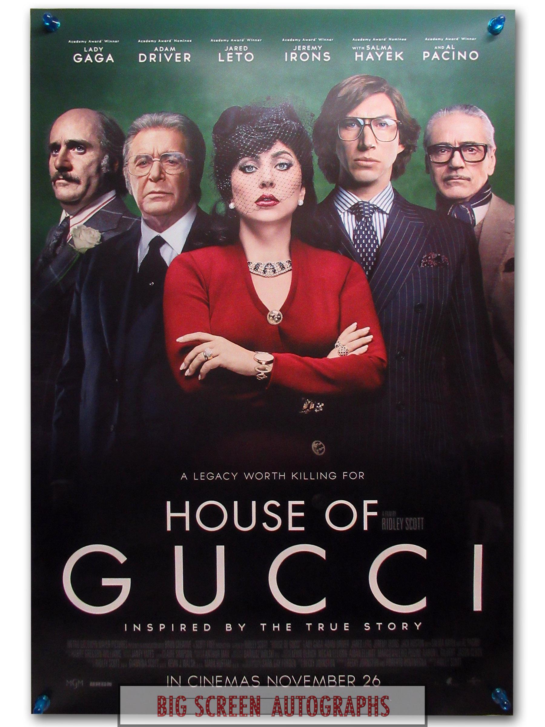 House Of Gucci one sheet poster