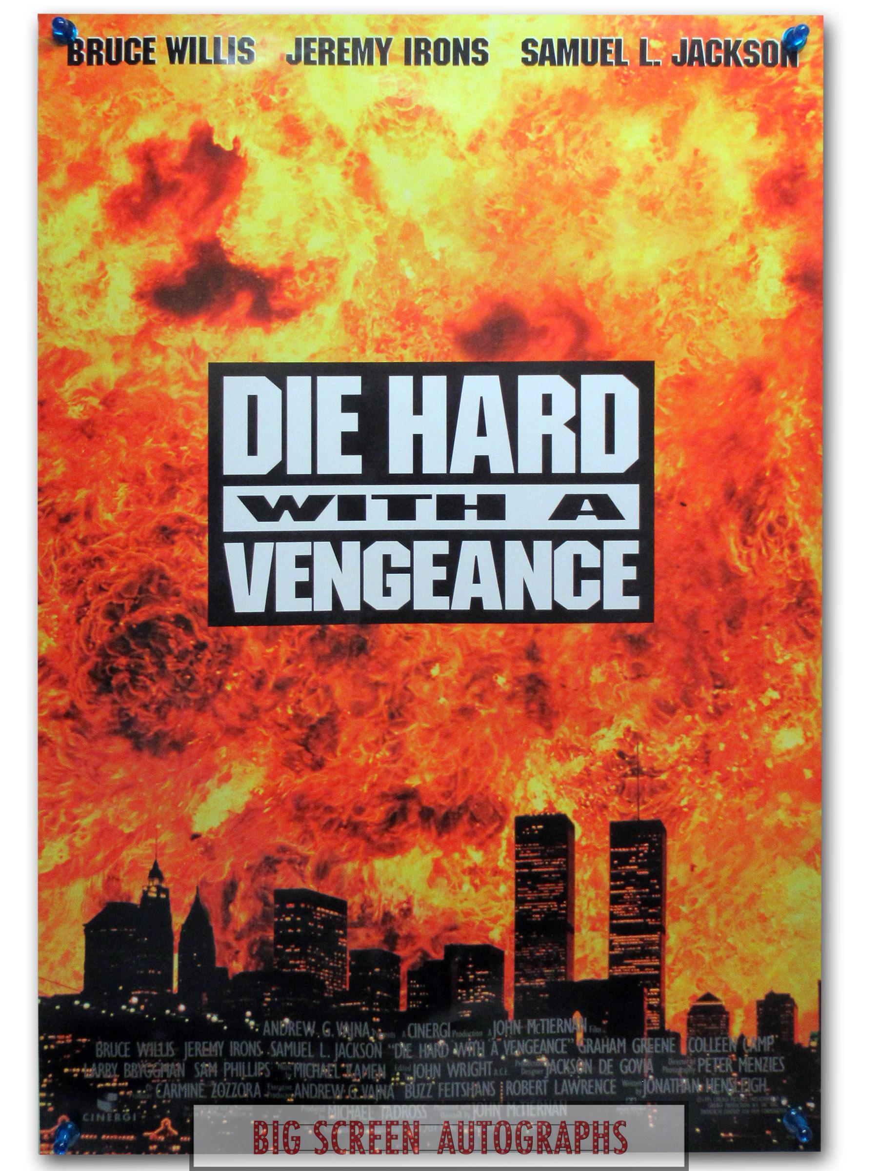 Die Hard With A Vengeance one sheet poster