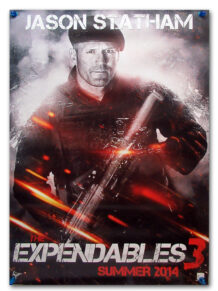 Expendables 3 one sheet poster ' Statham'